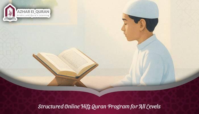 Structured Online Hifz Quran Program for All Levels
